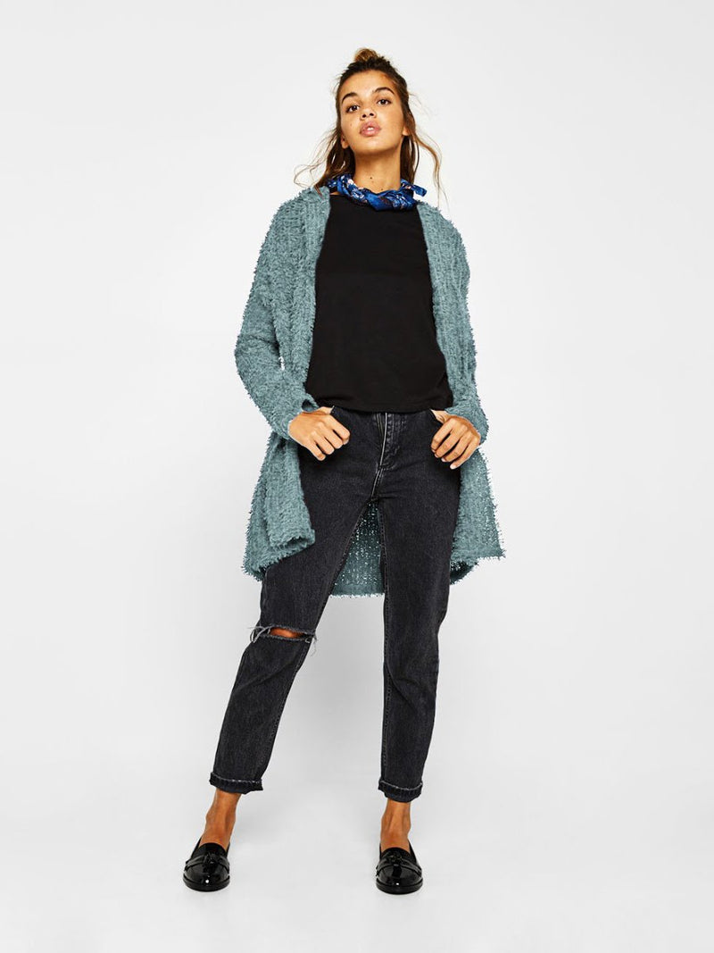 Faux Mohair Cardigan Tricots Outwear - CA Mode