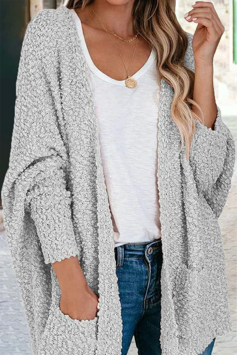 Casual Daily Comfy Bat Sleeve Cardigan(6 colors)