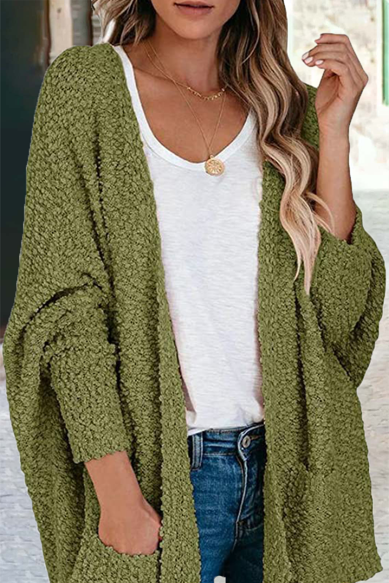 Casual Daily Comfy Bat Sleeve Cardigan(6 colors)