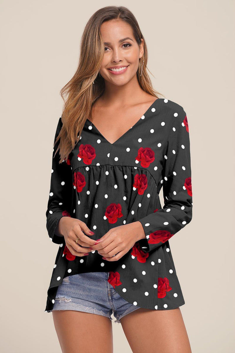 Tops Imprimé Floral Tunique Ample