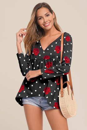 Tops Imprimé Floral Tunique Ample