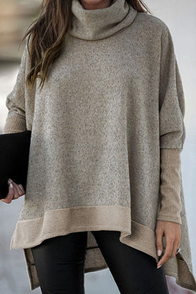 Mindful Oversized Turtleneck Sweatshirt