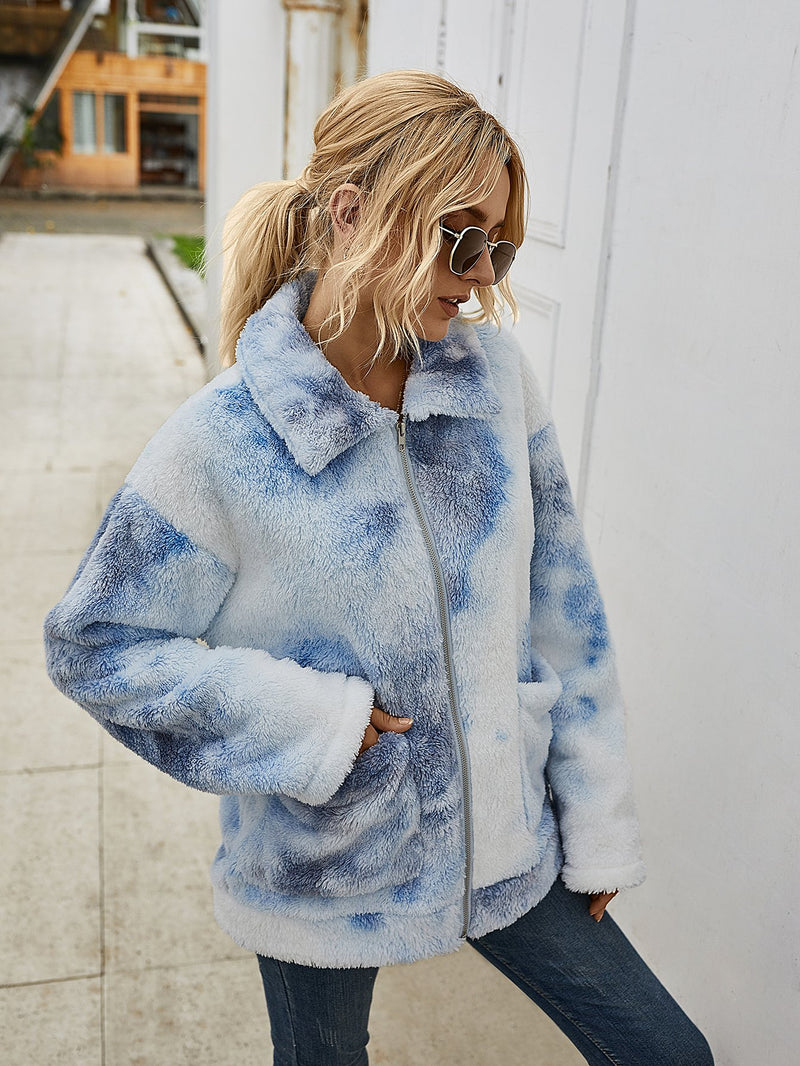 Veste Polaire Shaggy Tie Dye