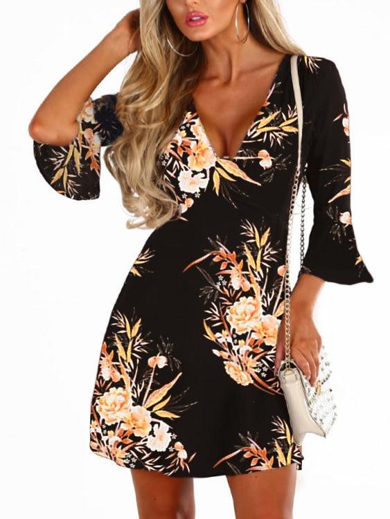 Robe Manches Trois Quart