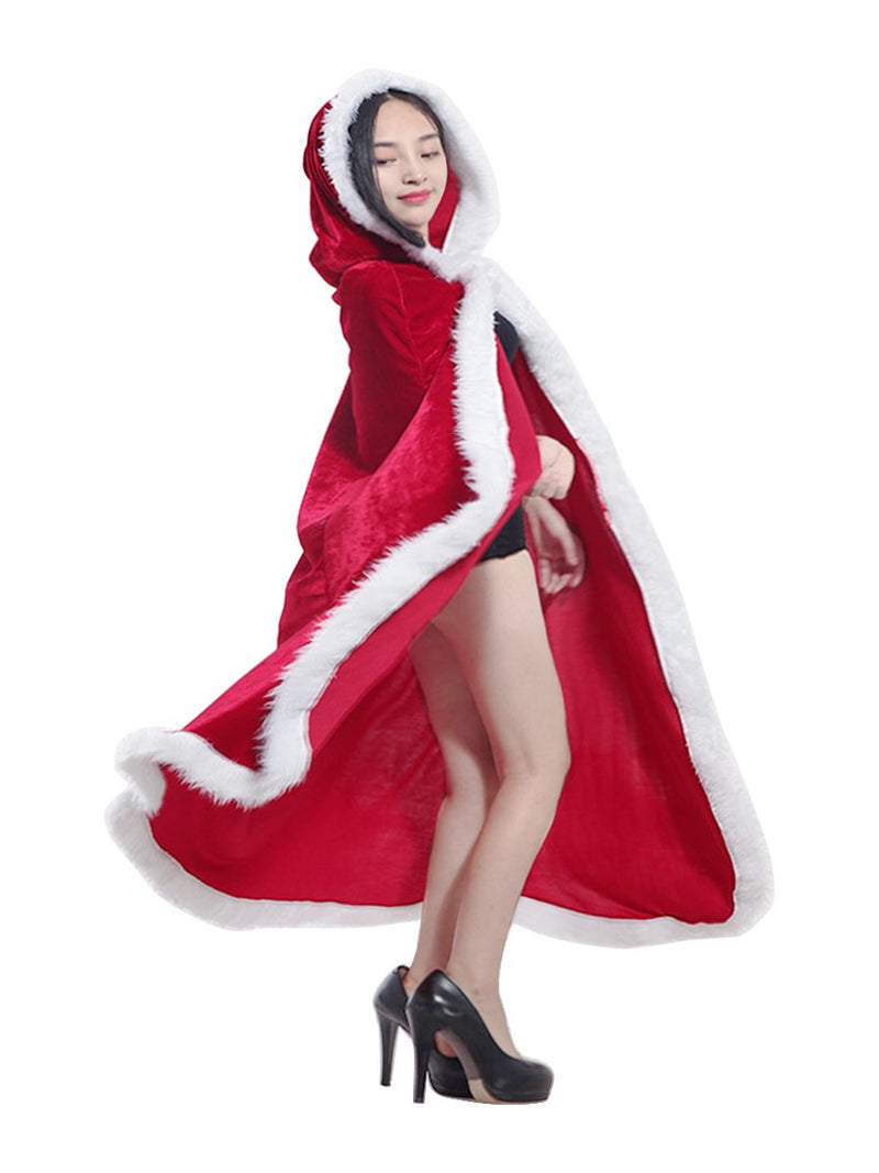 Joyeux Noël Mme Santa Claus Noël Costume Cape - CA Mode