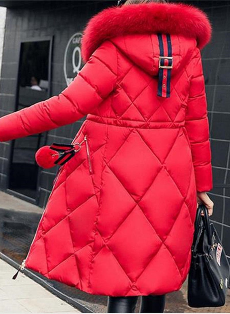 Manteau à Capuche en Fausse Fourrure - CA Mode