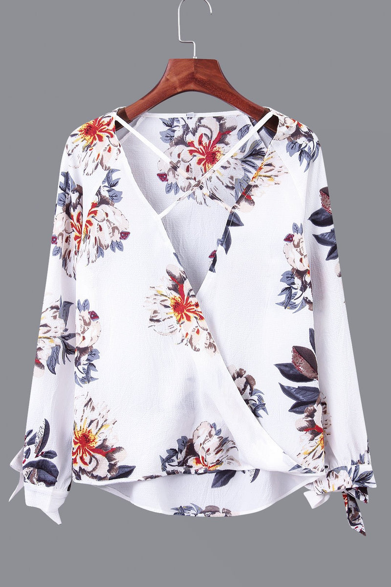 Chemise Imprimée Florale à Col V - CA Mode