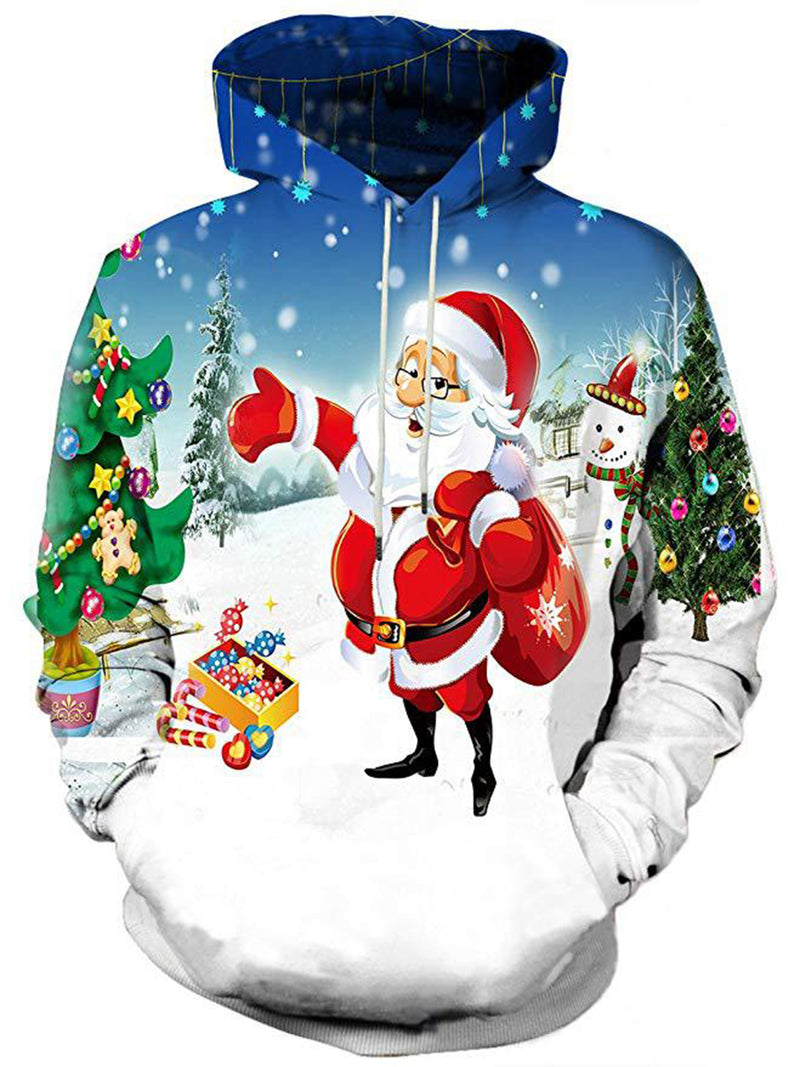 Pull de Noël à Col montant avec Motif