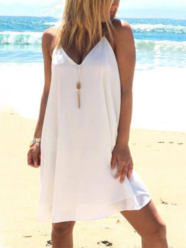 Mini Robe Col en V