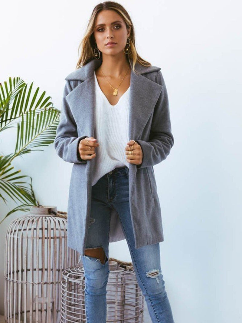 Manteau d'hiver Décontracté et à la Mode Kaki - CA Mode