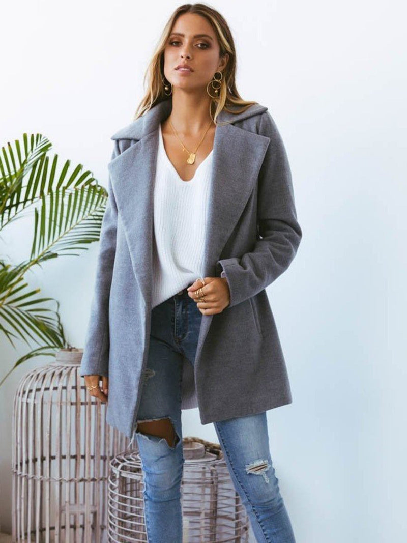 Manteau d'hiver Décontracté et à la Mode Gris - CA Mode