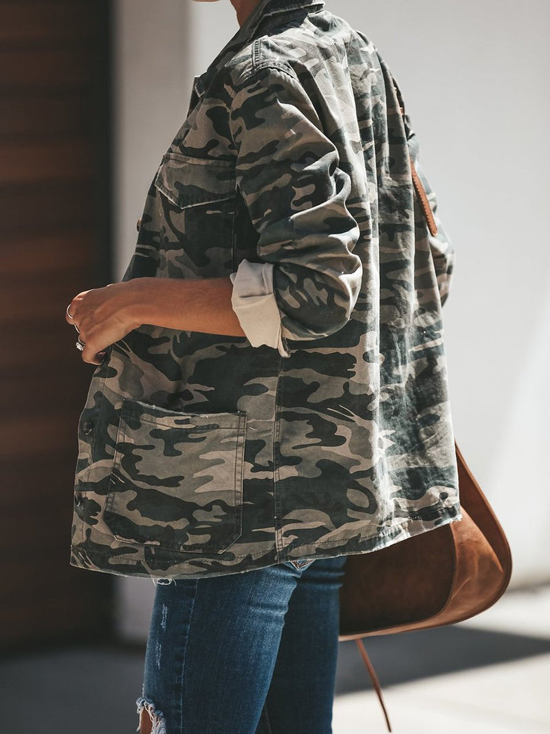 Veste Camouflage à Poche Write Home