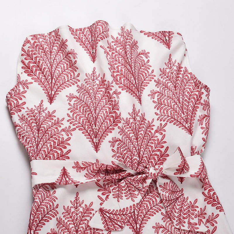 Mini-Robe Floral Bretelles Spaghetti Nouer Reins