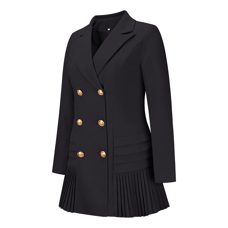 Cardigan Robe Veste Col Revers A Ligne