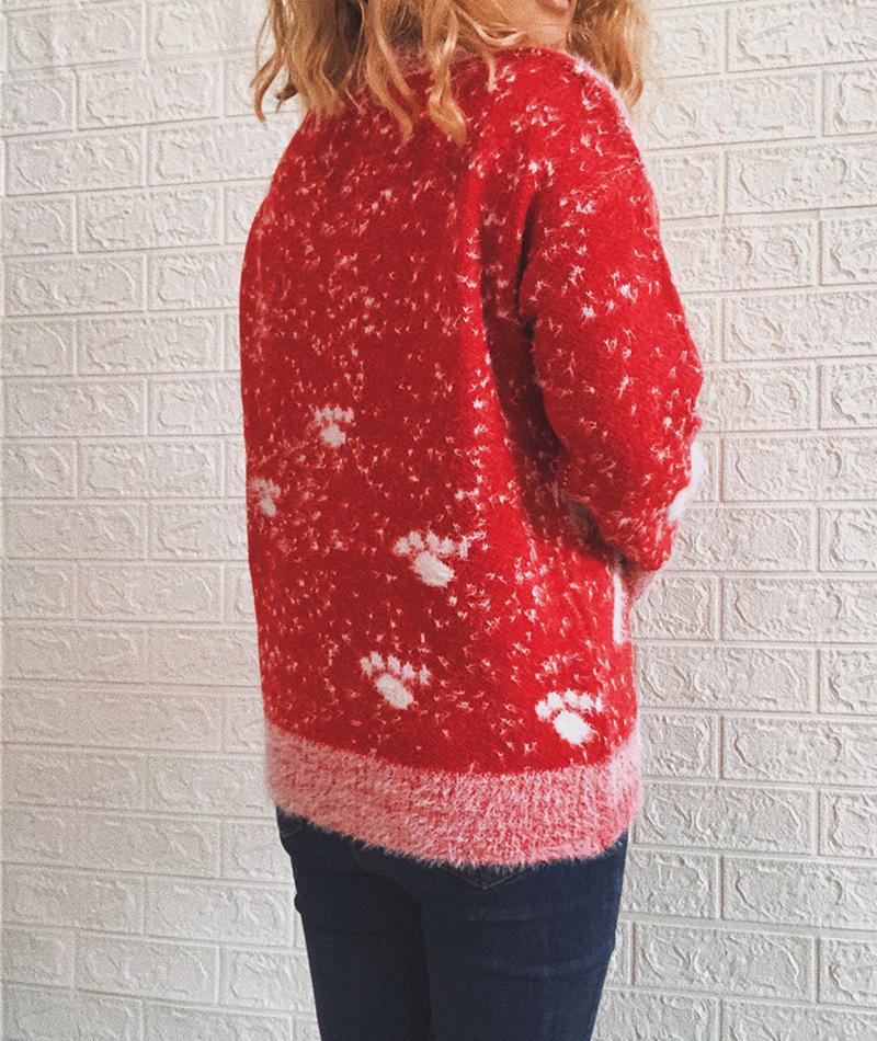 Pull de Noël Décontracté Manches Longues