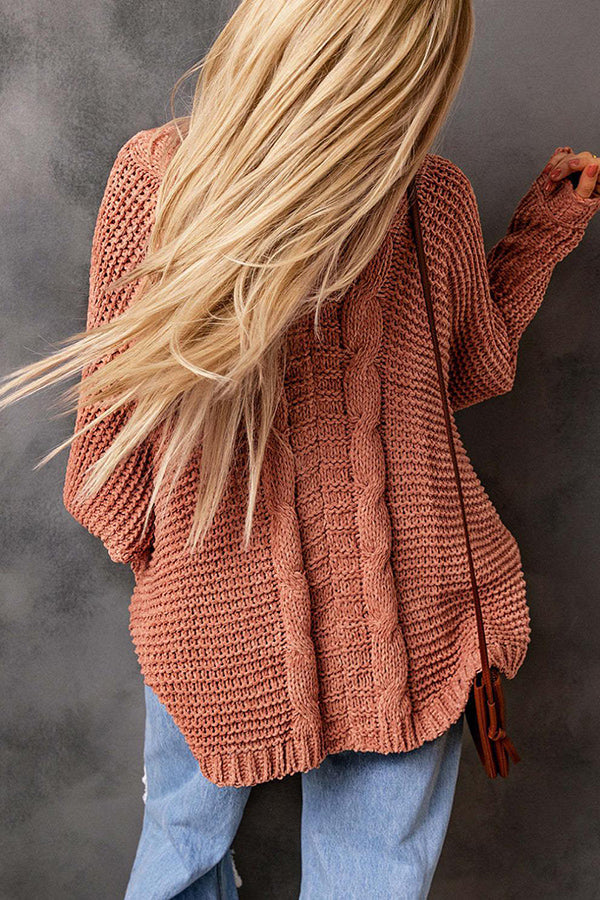 Full of Grace Pocketed Cable Knit Cardigan