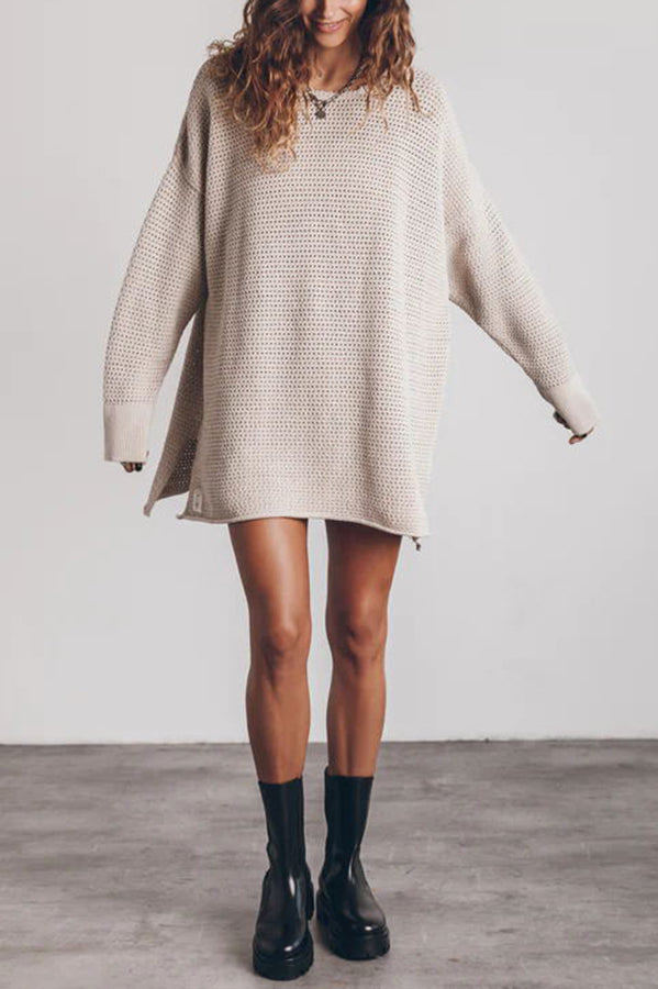 Cole Street Style Oversized Knit Sweater