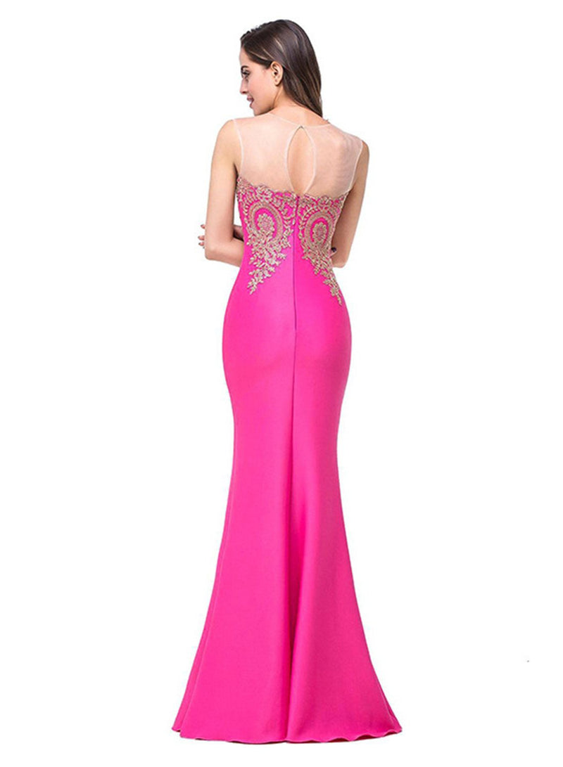 Slim Fit Maxi Mermaid Evening Dress