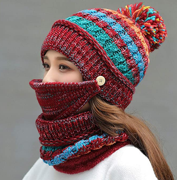 Ensemble d'écharpe d'hiver pour Femmes