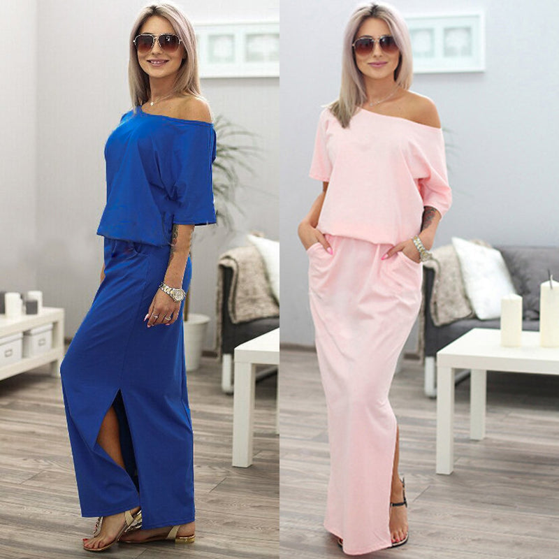 Maxi Robe Fendue - CA Mode