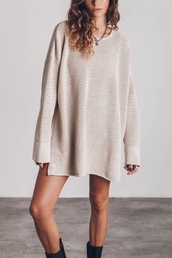 Cole Street Style Oversized Knit Sweater