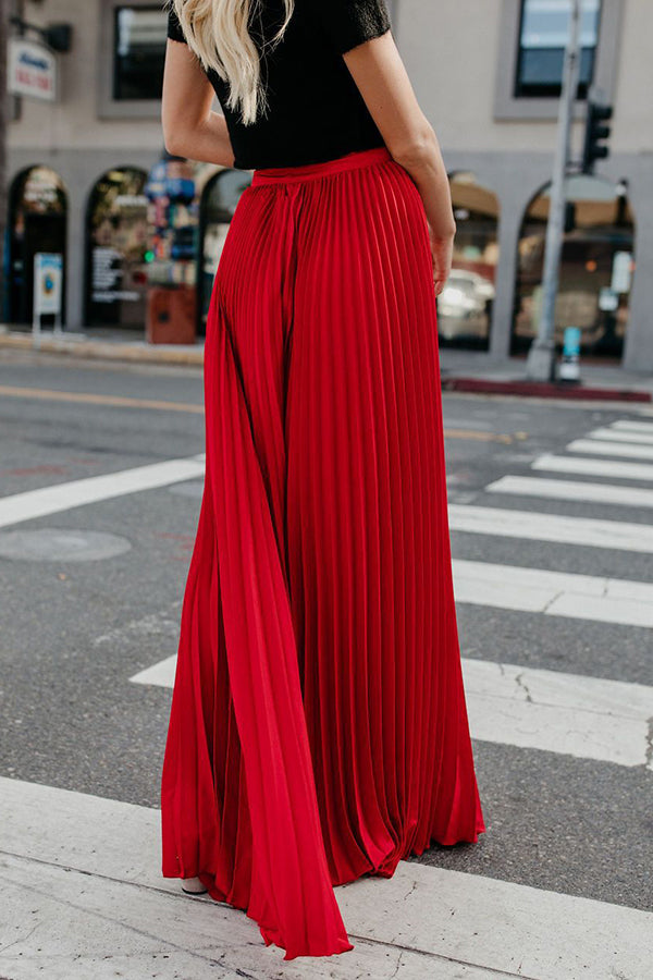 For Eternity Pleated Maxi Skirt