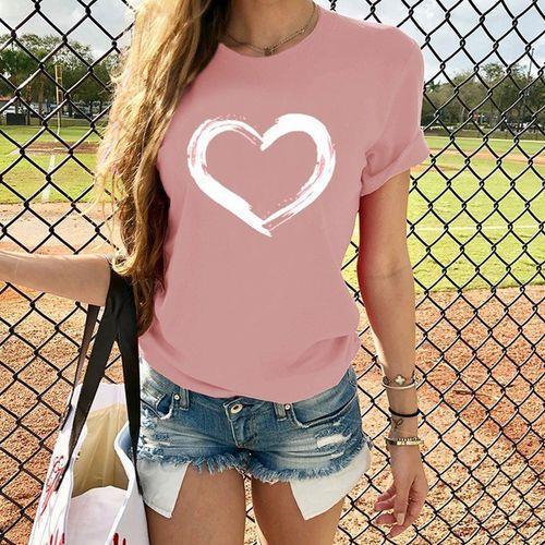 T-shirt Imprimé Coeur