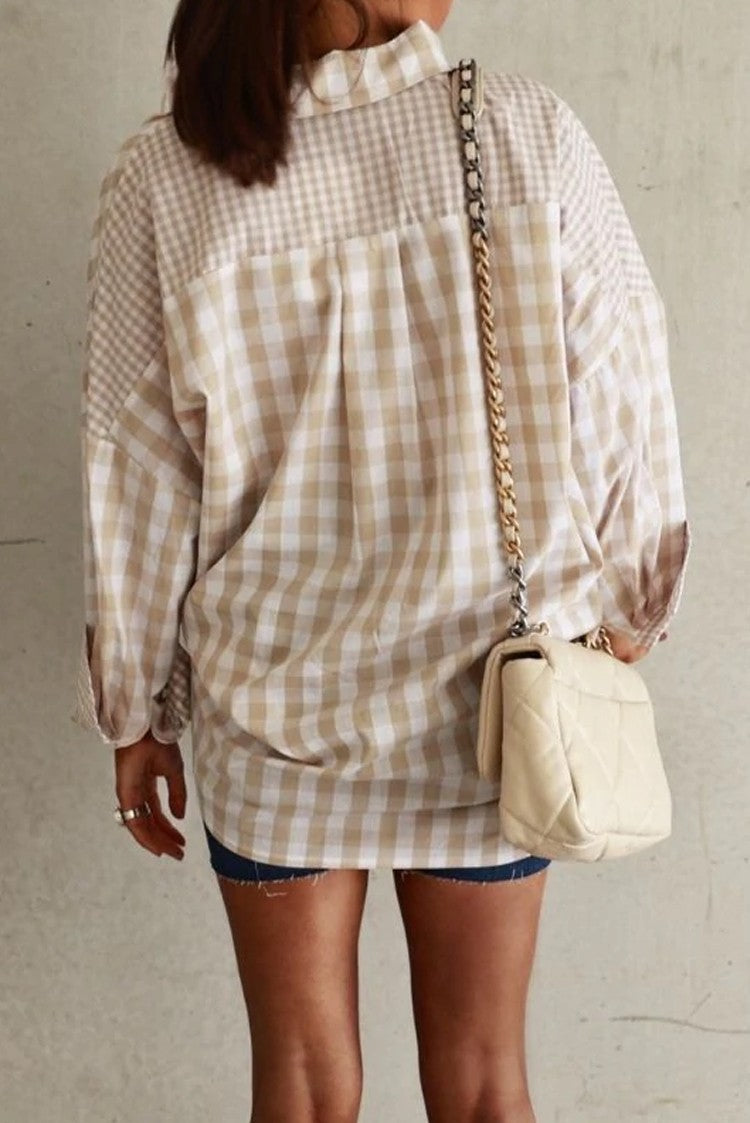 One Split Wonder Plaid Button Shirt