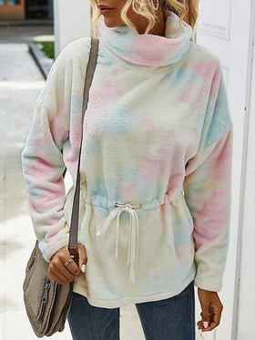 Sweats à Capuche en Molleton Tie-dye