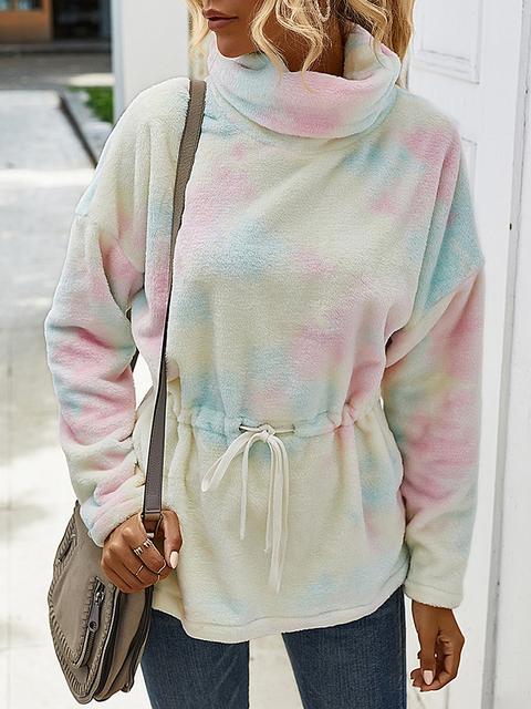 Sweats à Capuche en Molleton Tie-dye