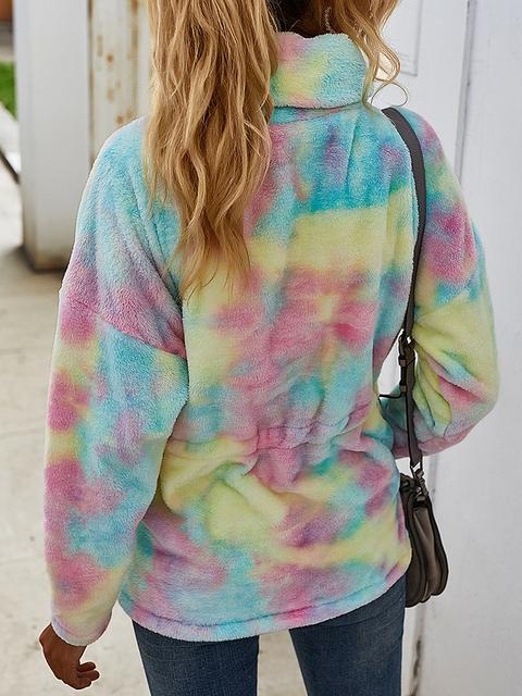 Sweats à Capuche en Molleton Tie-dye