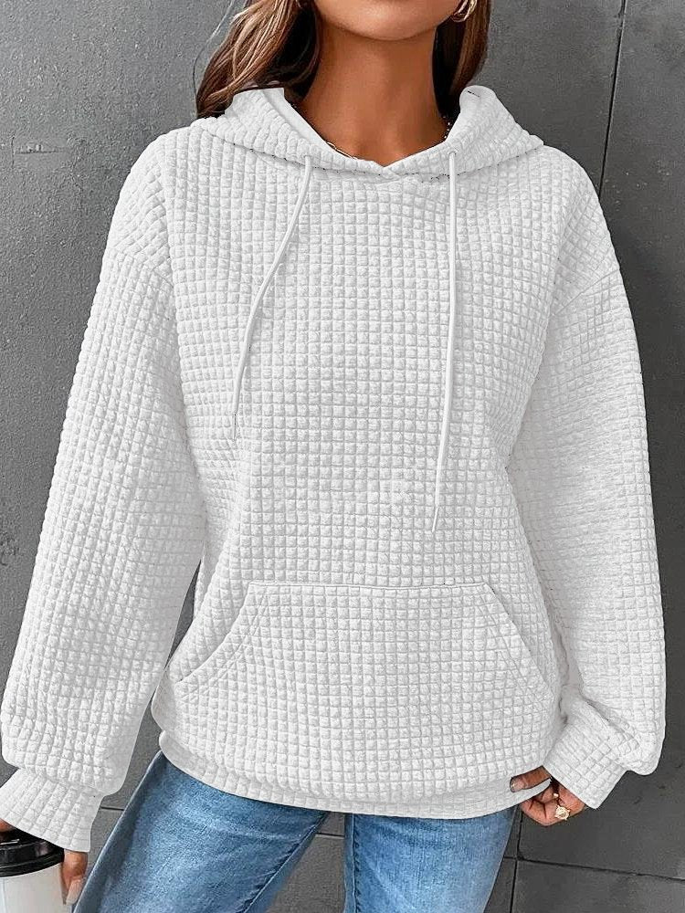 Women's Hoodies Casual Loose Solid Pullover Hoody